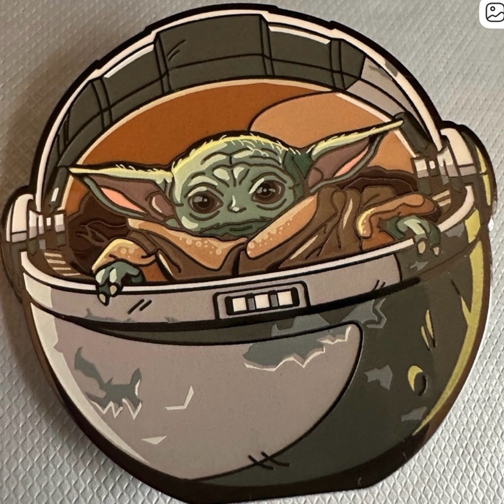 Star Wars: The Mandalorian The Child in Pod enamel pin